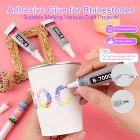 B7000 glue tube included with CANVALITE rhinestones