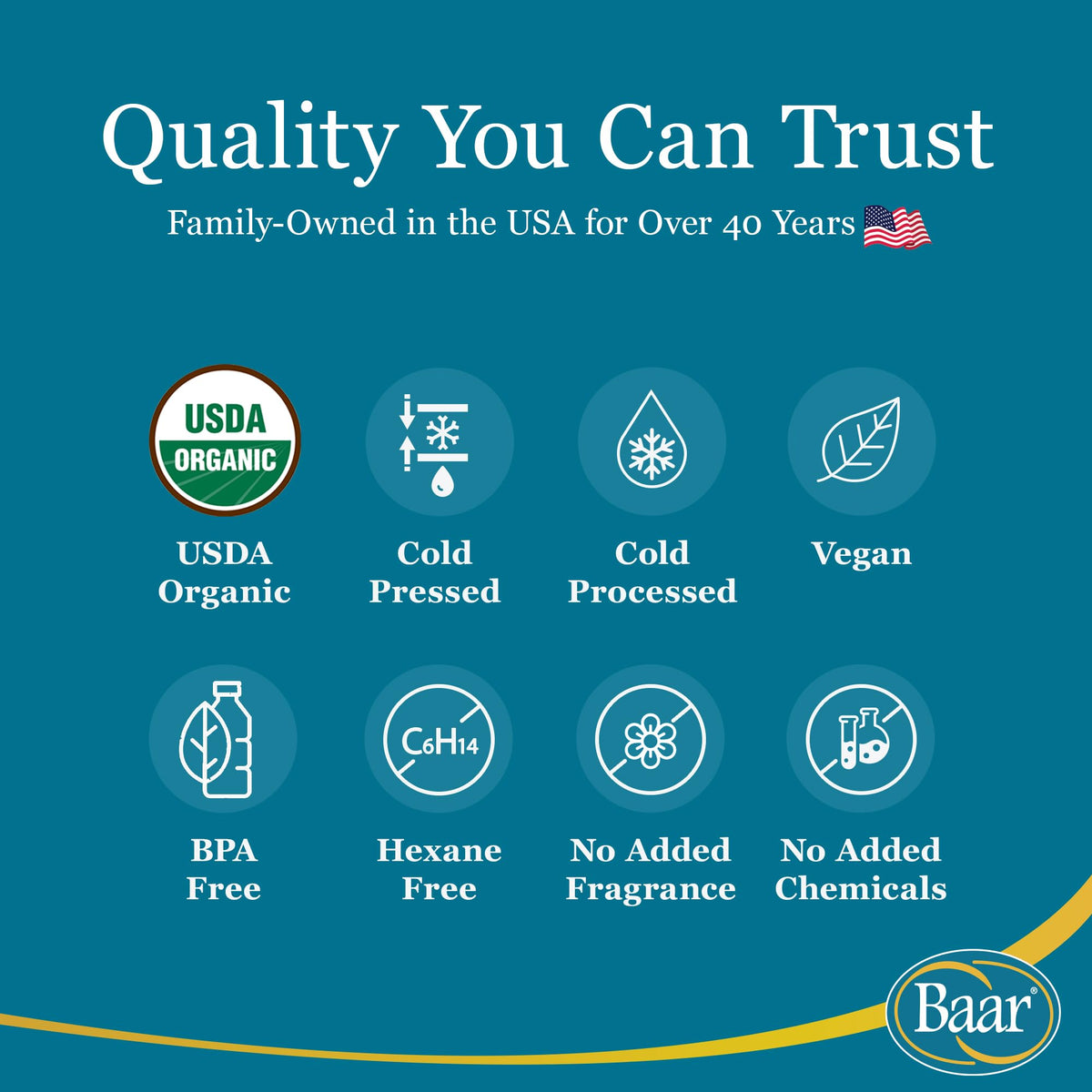 Baar Organic Castor Oil 1 Gal with other beauty products