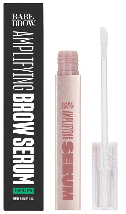 BABE ORIGINAL Brow Serum 3mL front view with packaging