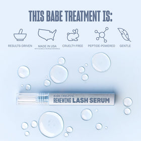 Babe Original Renewing Lash Serum 6mL in hand