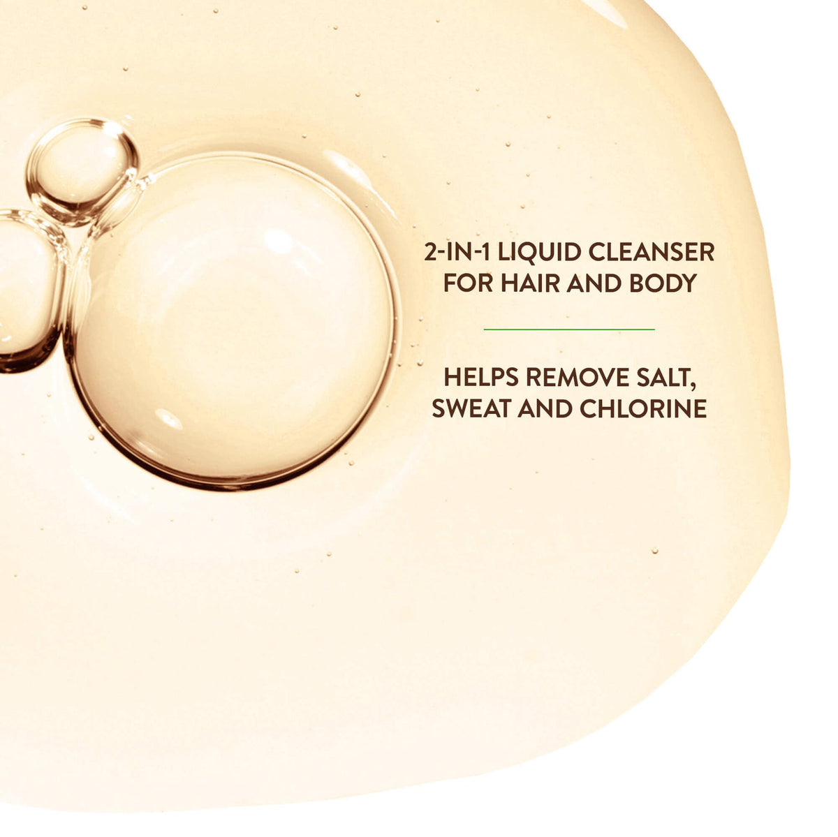 Babo Botanicals Swim & Sport Shampoo back view showing ingredients