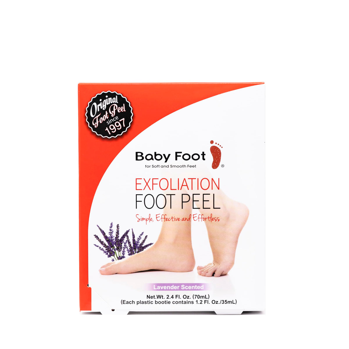 Baby Foot Original Exfoliation Foot Peel packaging front view