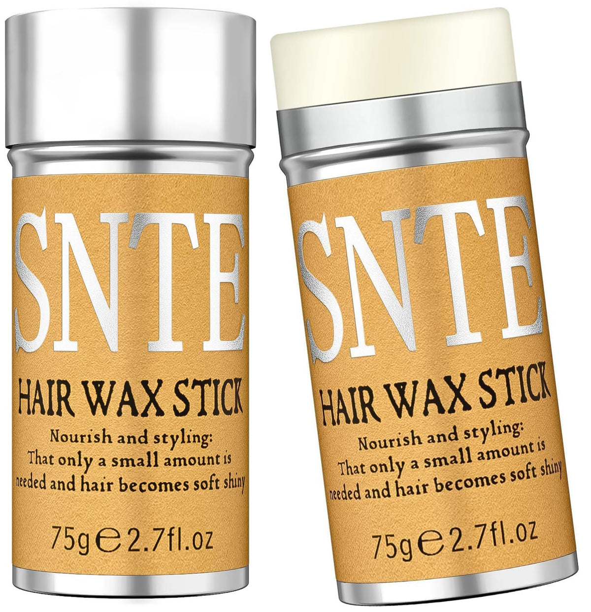 BabyFaceDiary Hair Wax Stick front view with packaging