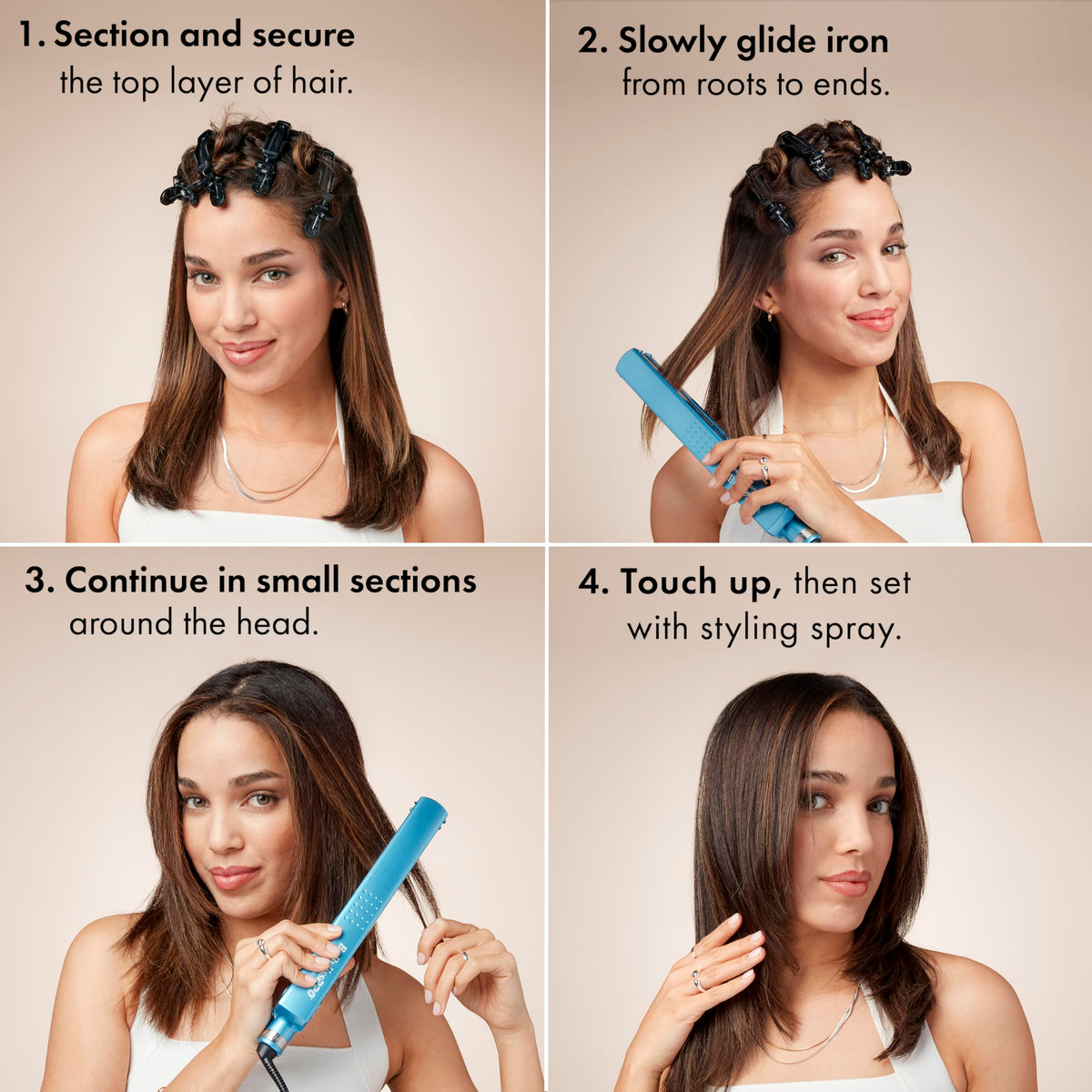 BaBylissPRO flat iron in lifestyle setting