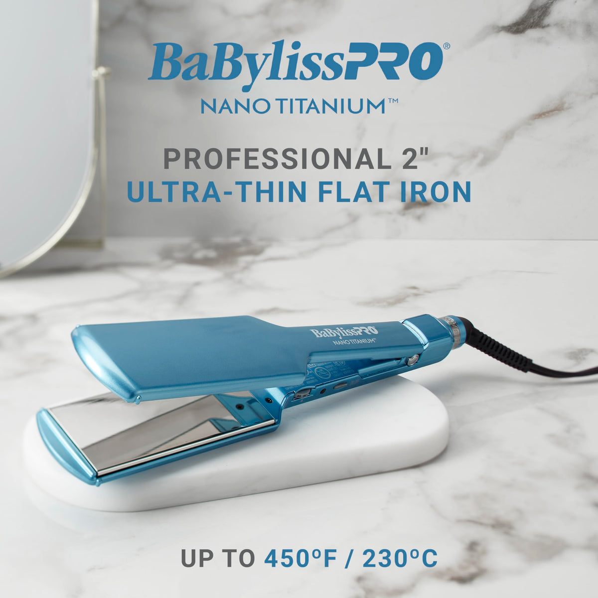 BaBylissPRO Flat Iron packaging and product details