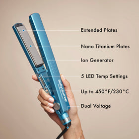 BaBylissPRO flat iron with digital temperature settings