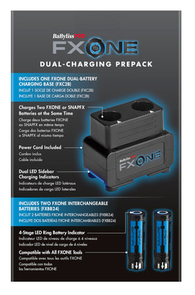 BaBylissPRO FXONE Dual-Battery Charging Prepack packaging