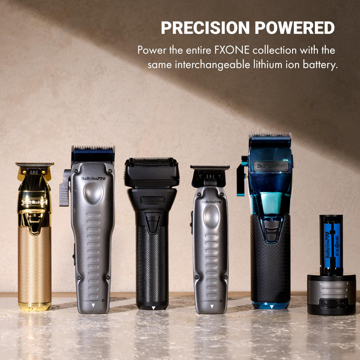 BaBylissPRO FXONE LO-PROFX Cordless Hair Clipper back view