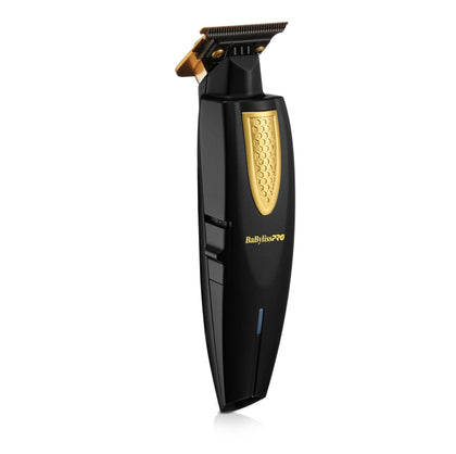BaBylissPRO LithiumFX+ Hair Trimmer front view with exposed T-blade