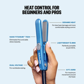 BaBylissPRO Mini Hair Straightener with power cord