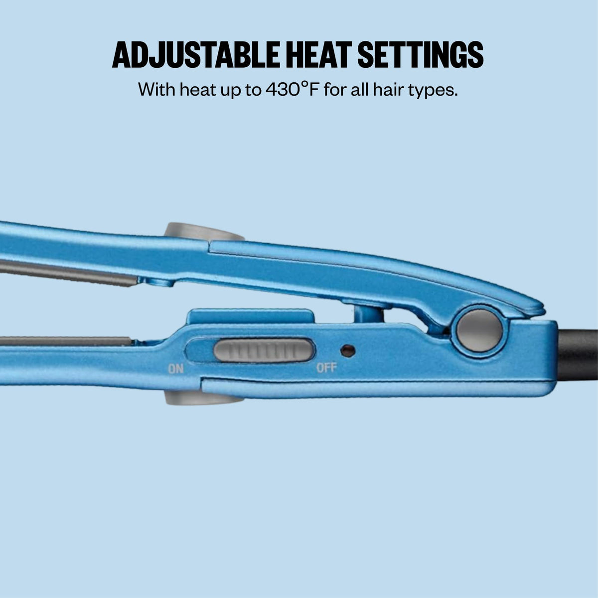 BaBylissPRO Mini Straightener in use on short hair