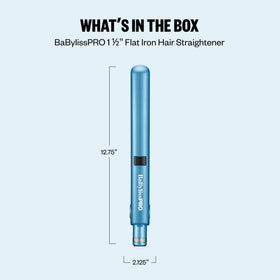 BaBylissPRO Nano Titanium Digital Flat Iron with heat settings