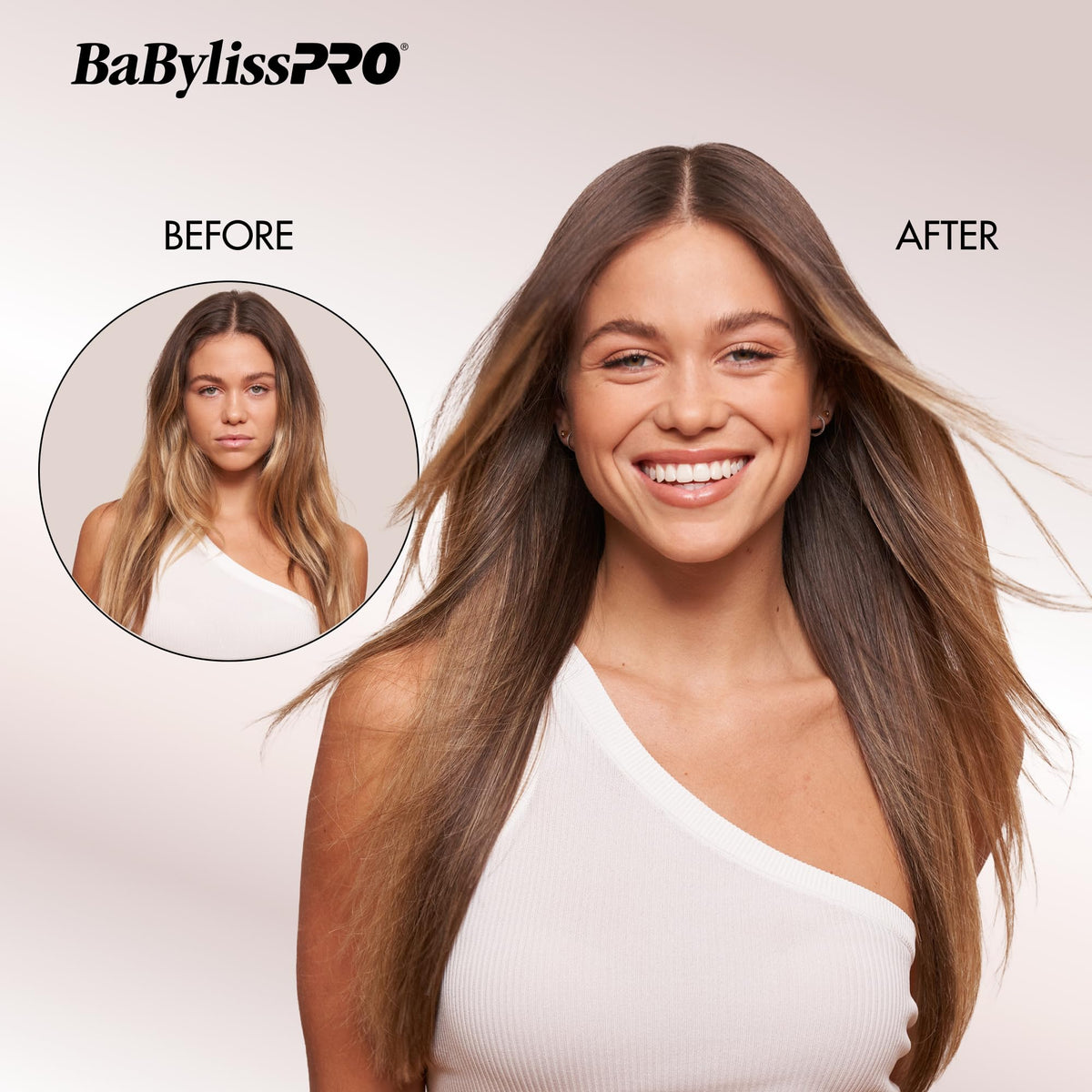 BaBylissPRO Nano Titanium Flat Iron with 9 ft swivel cord