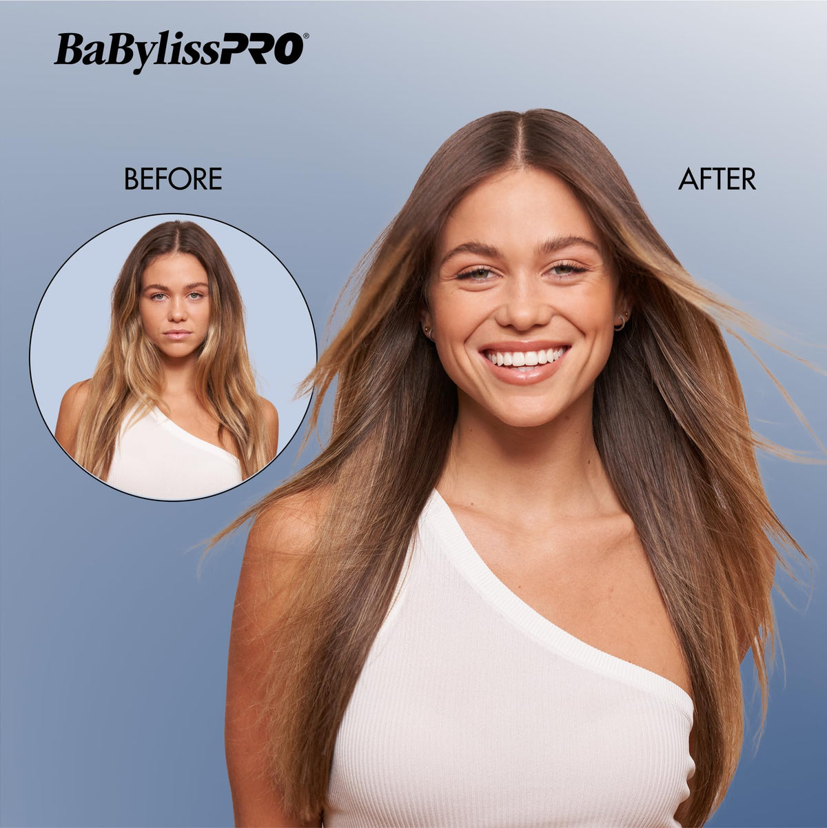 BaBylissPRO Nano Titanium Ultra-Thin Flat Iron with 5-inch plates
