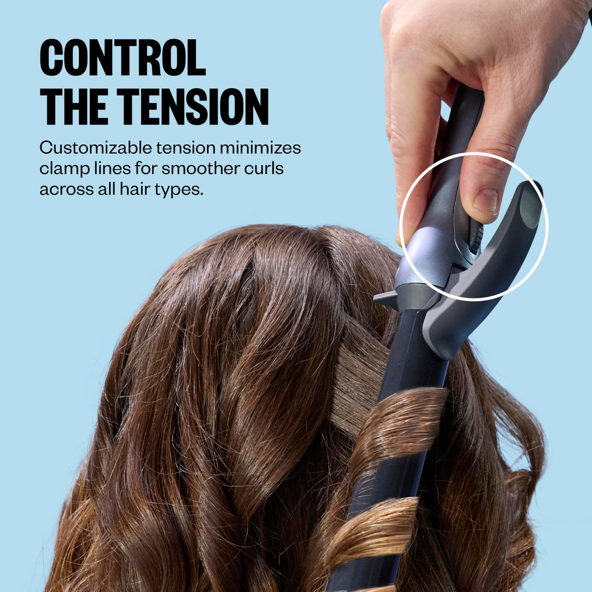 BaBylissPRO PrecisionGrip Curling Iron 1 1/4" extended-length barrel