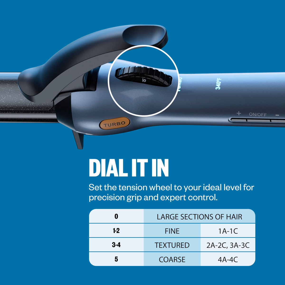 BaBylissPRO PrecisionGrip Curling Iron 1 1/4" LCD display