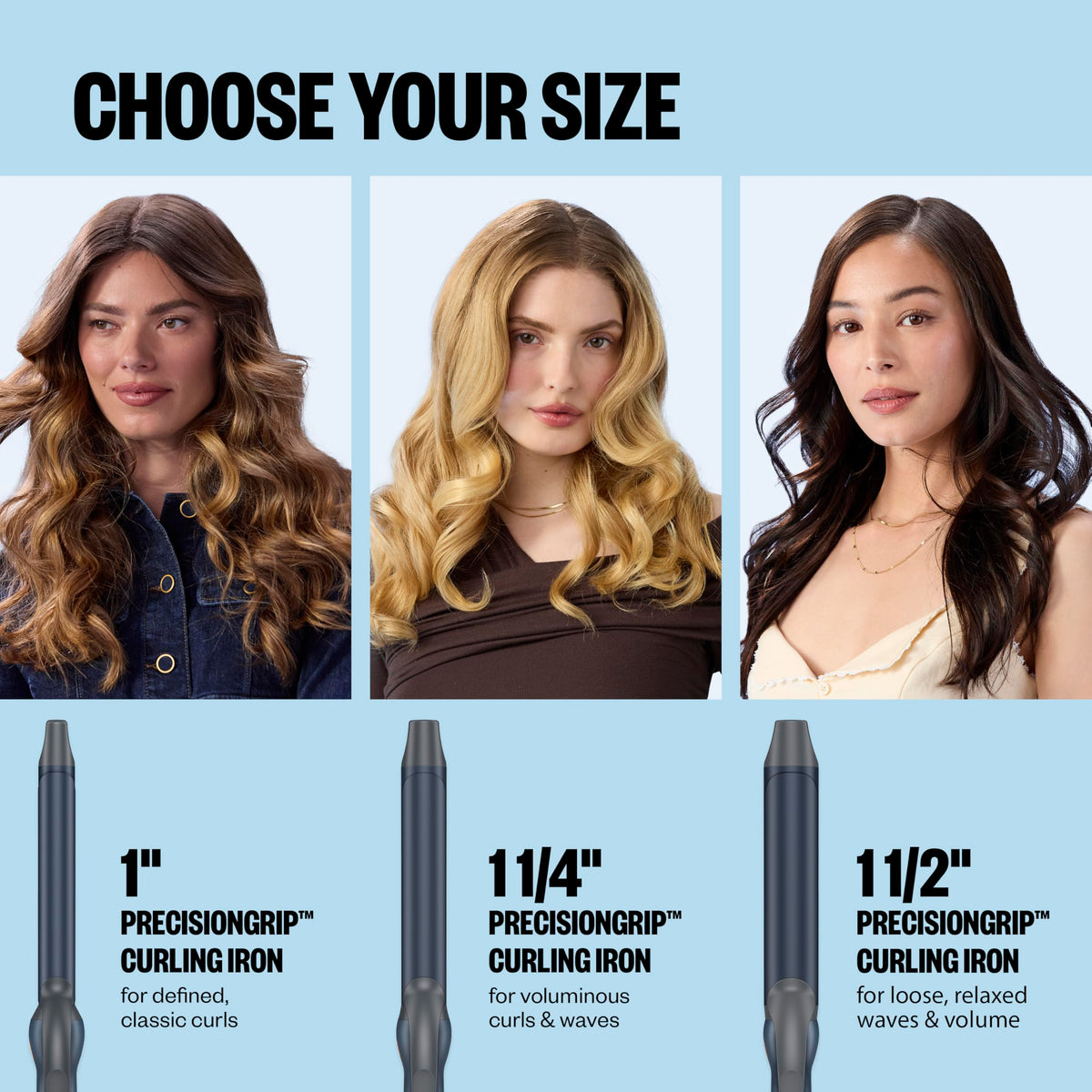 BaBylissPRO PrecisionGrip Curling Iron 1 1/4" packaging
