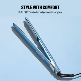 BaBylissPRO Ultra Sleek Flat Iron 1-inch close-up of plates