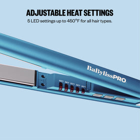 BaBylissPRO Ultra Sleek Flat Iron 1-inch in use on hair