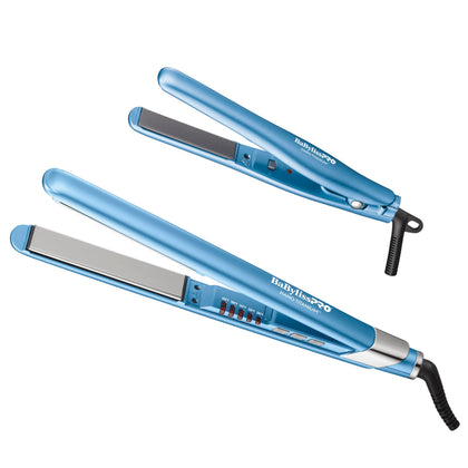 BaBylissPRO Ultra-Sleek Flat Iron Duo full size and mini straighteners