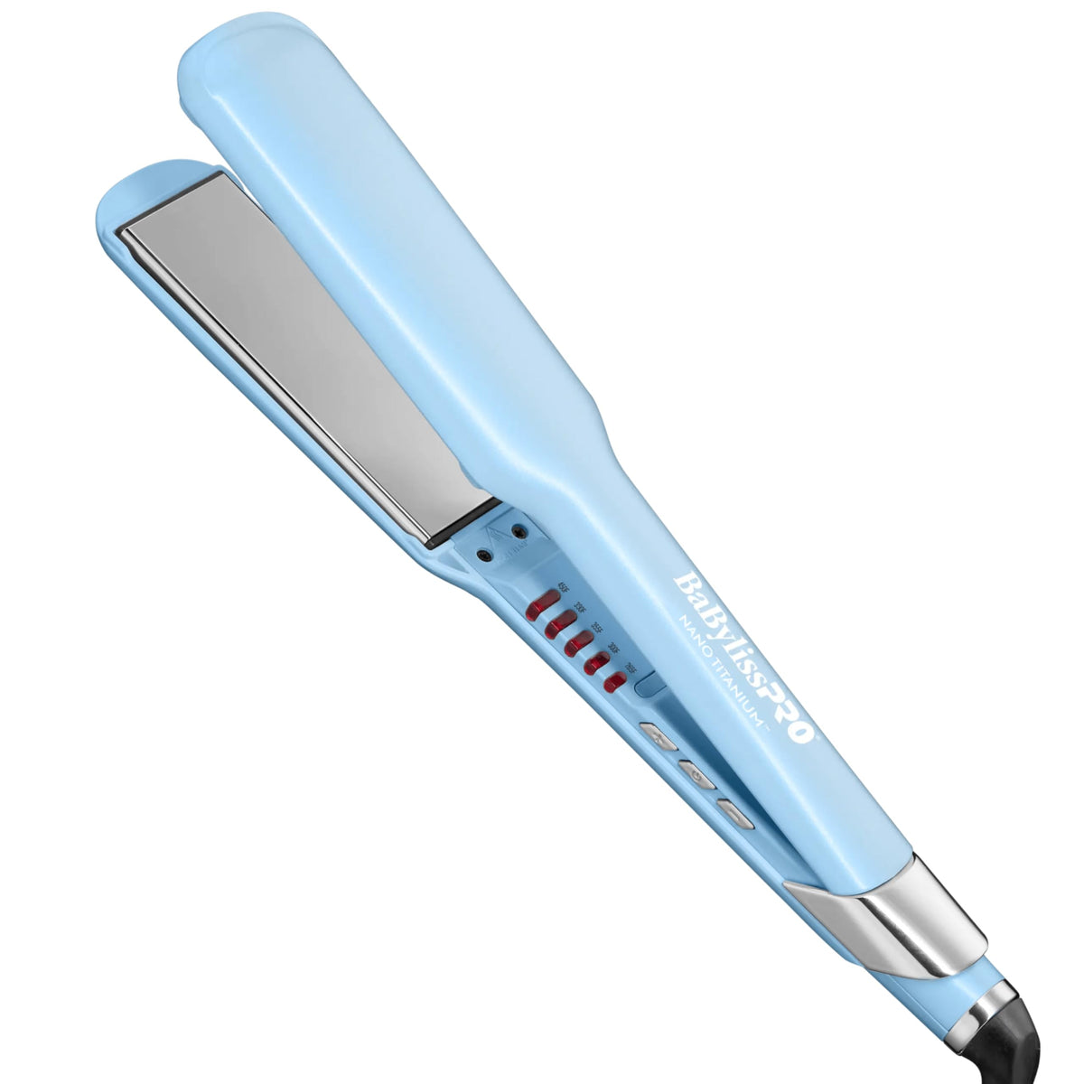BaBylissPRO Ultra-Sleek Straightening Iron Iced Blue front view