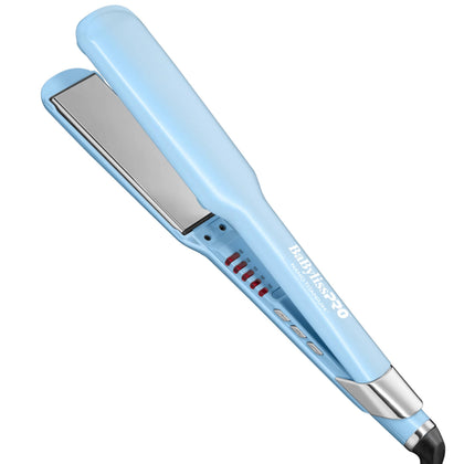 BaBylissPRO Ultra-Sleek Straightening Iron Iced Blue front view