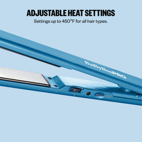 BaBylissPRO Ultra Thin Flat Iron in use on straight hair