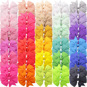 Babymatch Baby Hair Bows Clips assorted colours front view