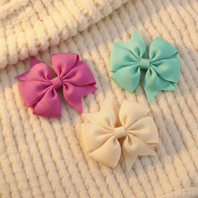 Babymatch Baby Hair Bows Clips vibrant colours assortment