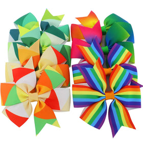 Babymatch Grosgrain Ribbon Hair Clips displayed in a box