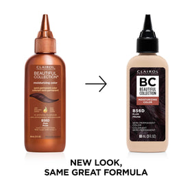 Back packaging of Clairol Professional Beautiful Collection Semi-Permanent Hair Colour
