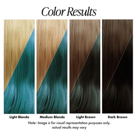 Back view of Adore Semi Permanent Hair Color 168 Emerald