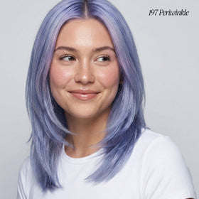 Back view of Adore Semi Permanent Hair Color 197 Periwinkle bottle