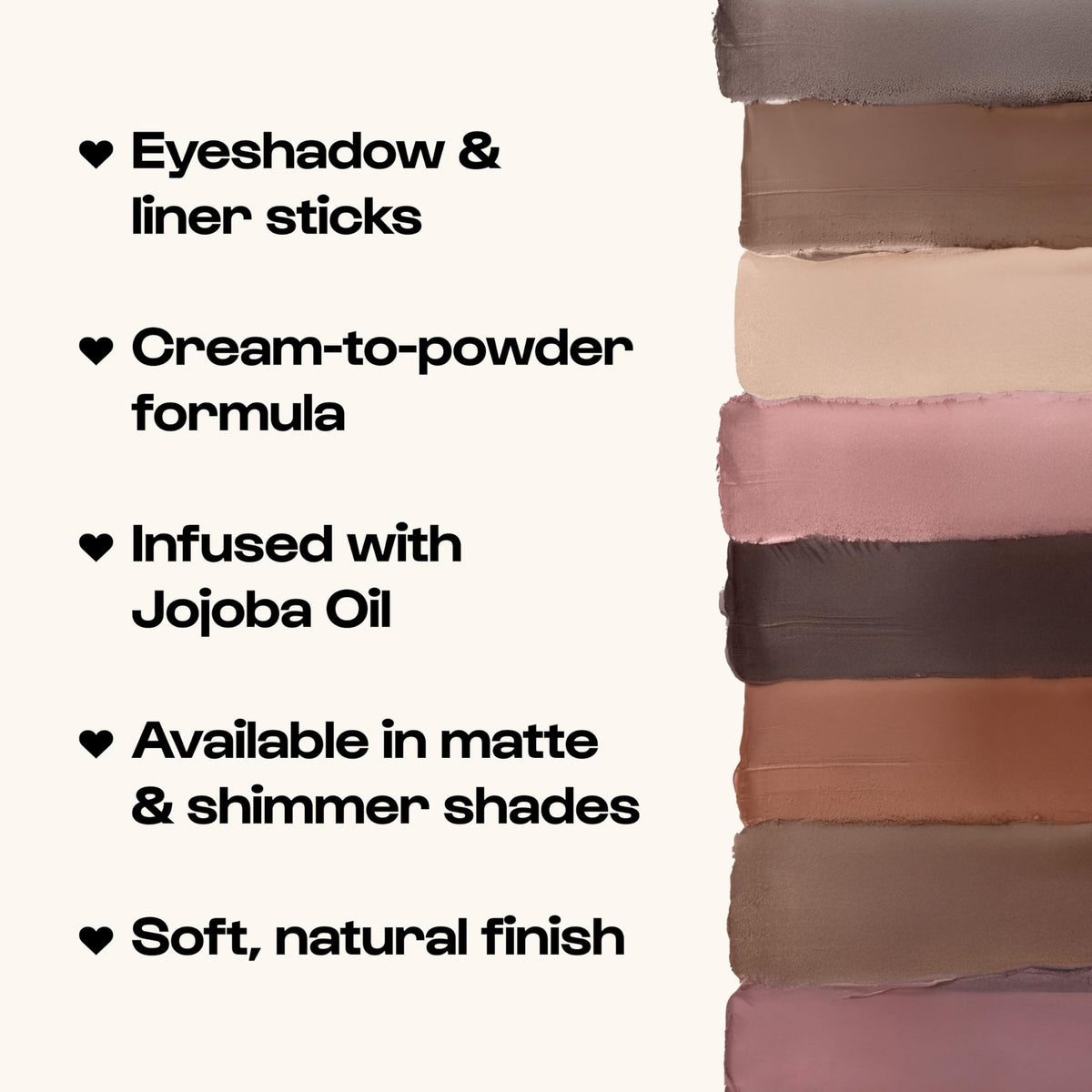 Back view of ALLEYOOP 11th Hour Cream Eyeshadow stick