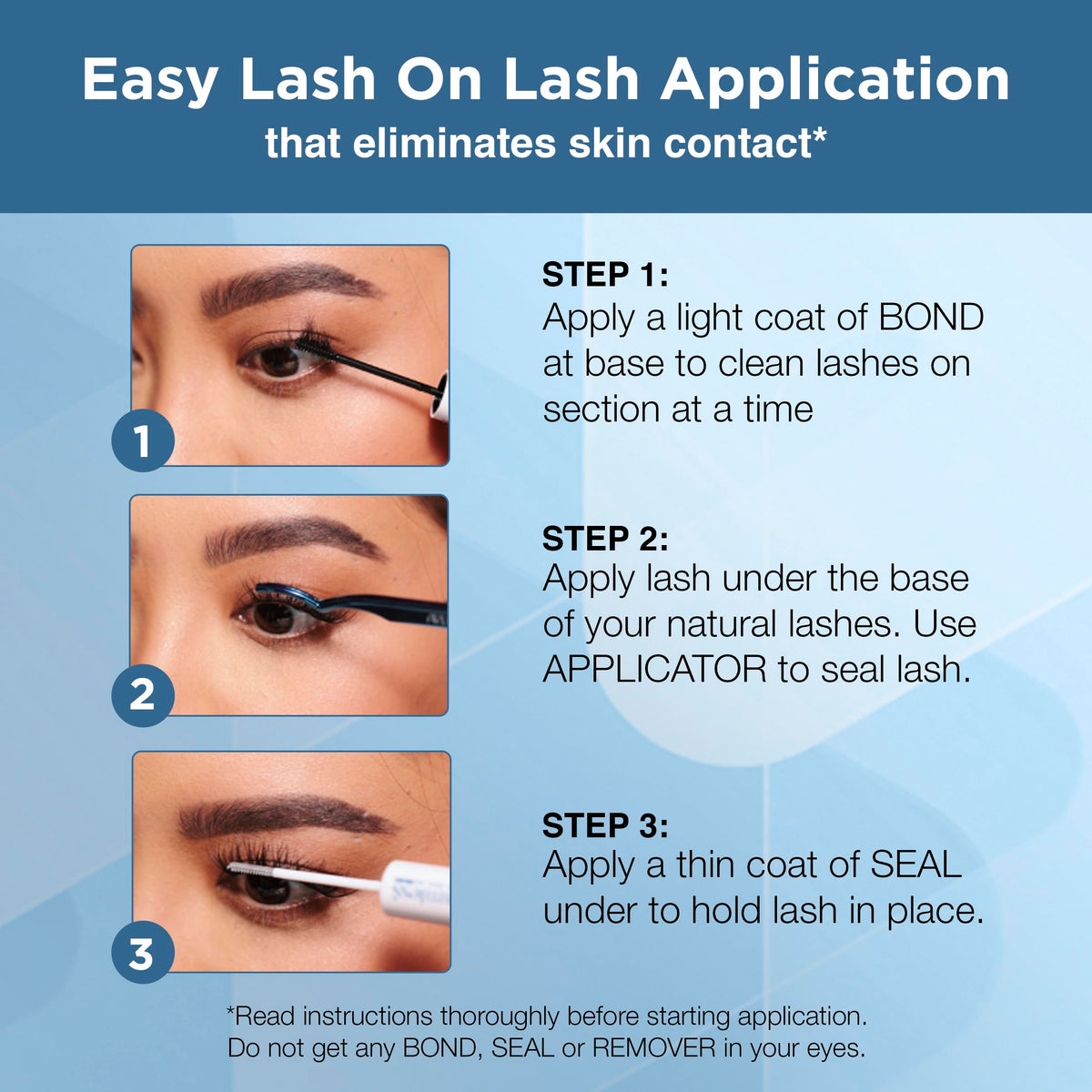 Back view of Ardell Naked Underlash Extensions packaging