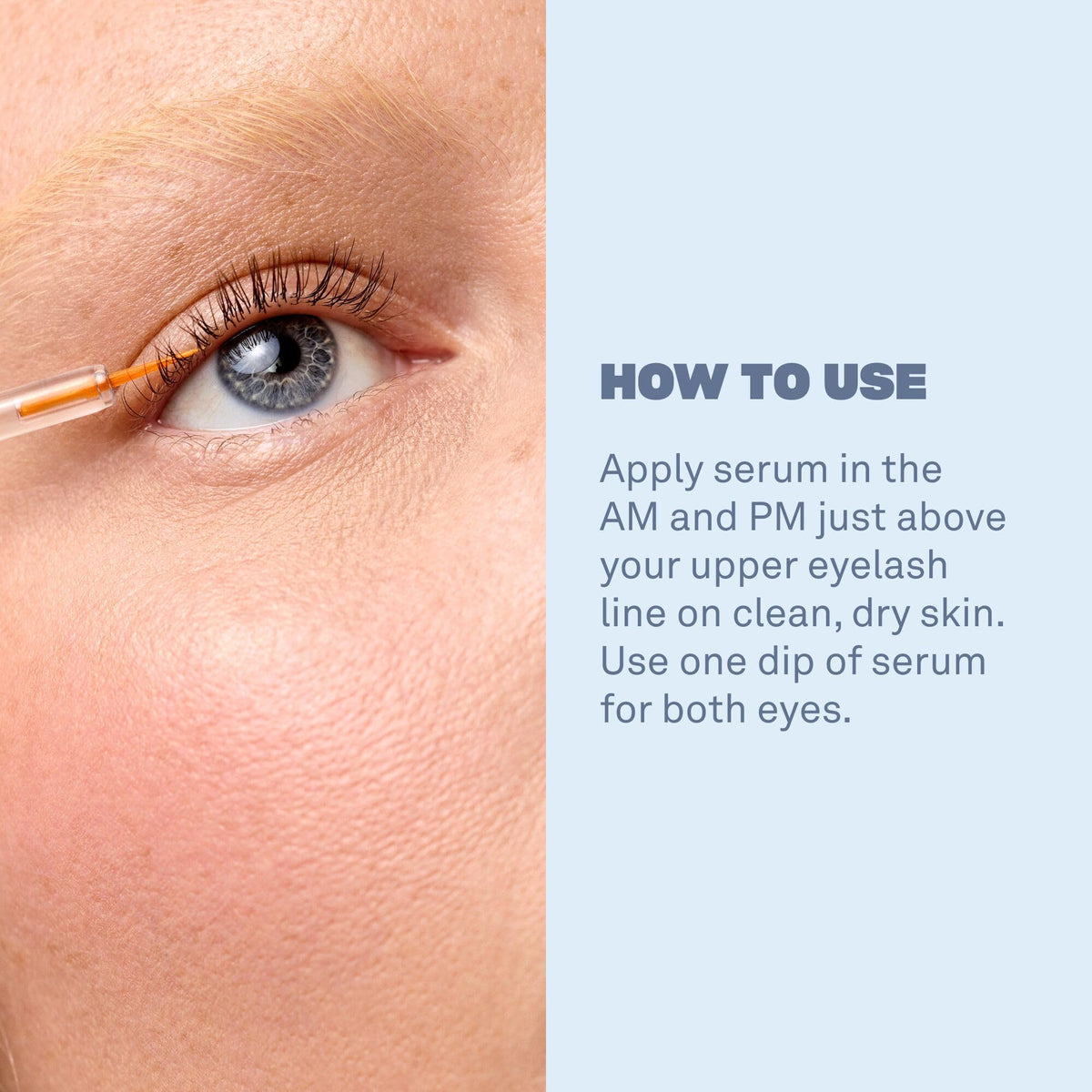 Back view of BABE ORIGINAL Renewing Lash Serum packaging