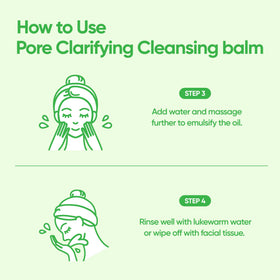 Back view of BANILA CO Clean It Zero Pore Clarifying Balm Travel Kit
