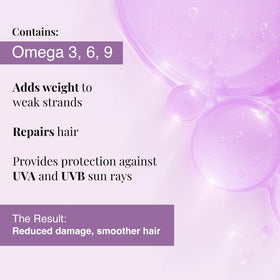 Back view of Bare Anatomy Ultra Smoothing Hair Serum packaging