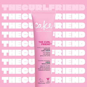 Back view of Cake Beauty Curl Defining Cream packaging