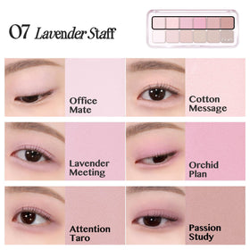 Back view of CLIO PROFESSIONAL Pro Eye Palette Air packaging