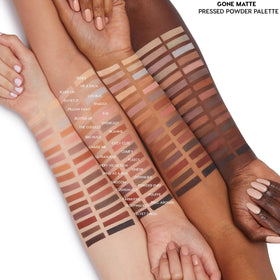 Back view of ColourPop Gone Matte Eyeshadow Palette packaging