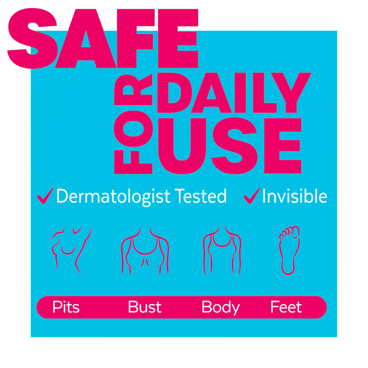 Back view of Degree Women Whole Body Deodorant Spray showing ingredient list