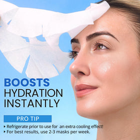 Back view of Ebanel Collagen Face Mask packaging