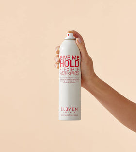 Back view of ELEVEN AUSTRALIA Give Me Hold Flexible Hairspray
