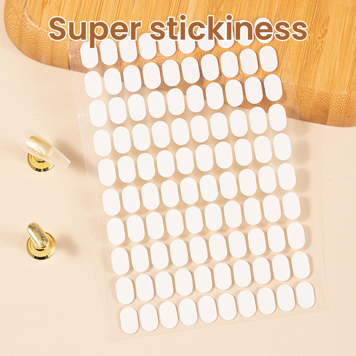 Back view of ESUOHYM double sided tape packaging