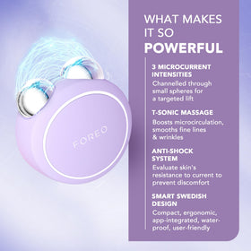 Back view of FOREO BEAR mini Microcurrent Facial Device