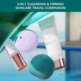 Back view of FOREO Luna 4 go with firming ridges