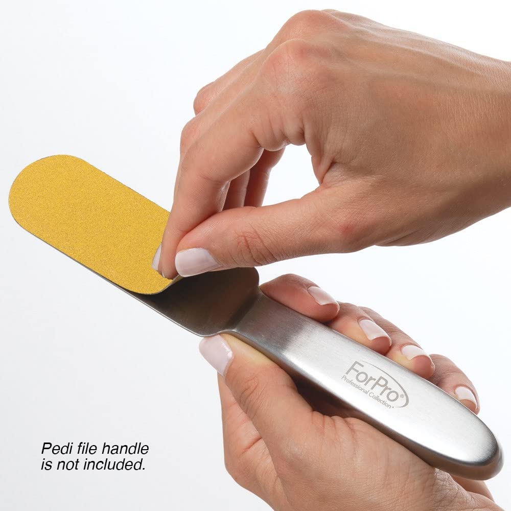 Back view of ForPro Pedi File Refill packaging