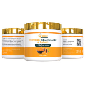 Back view of Generic Turmeric Body Cream packaging