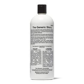 Back view of Generic Value Products Tea Tree Oil Conditioner packaging